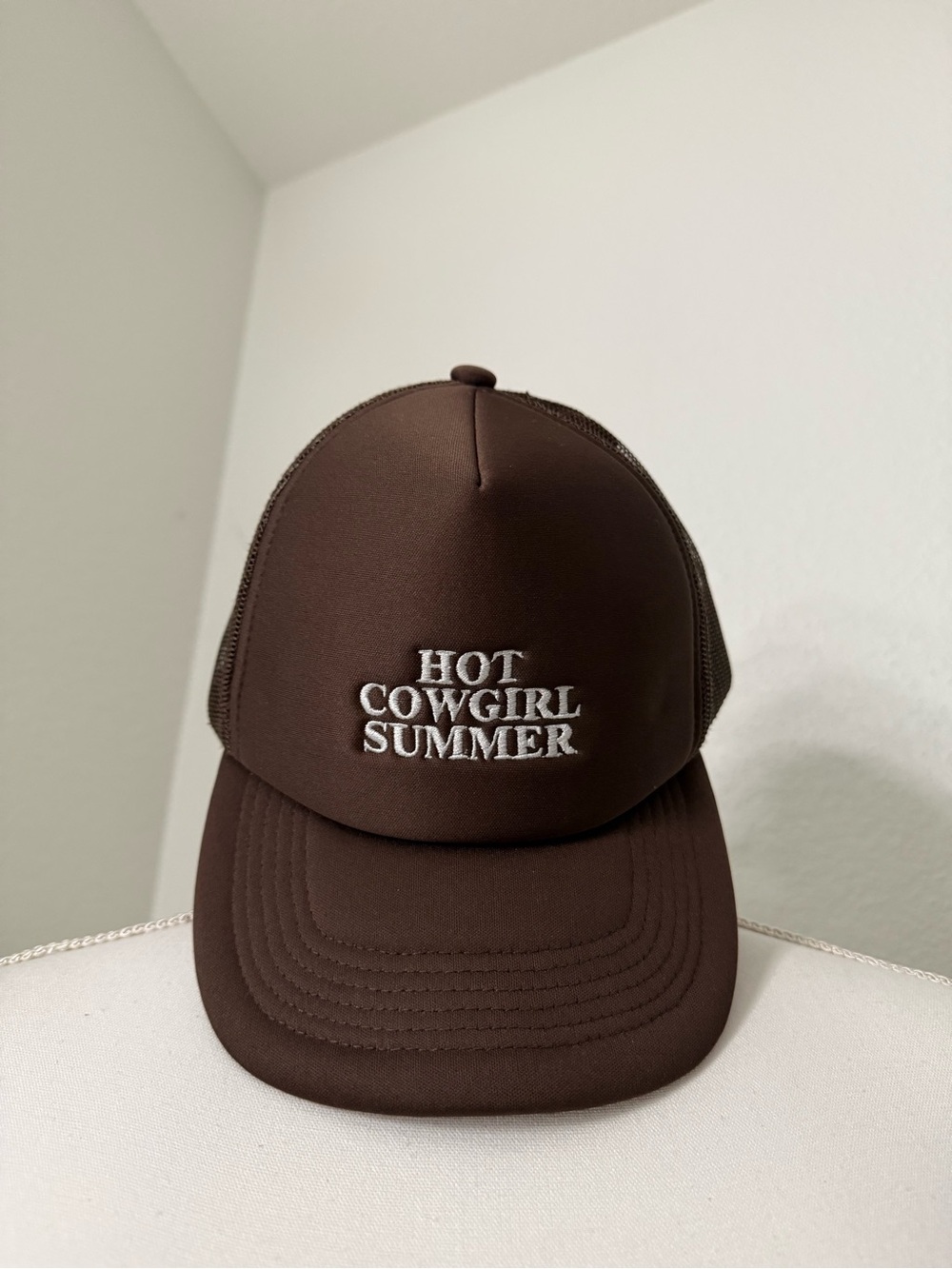 Windsor Brown 'Hot Cowgirl Summer' Embroidered Trucker Hat